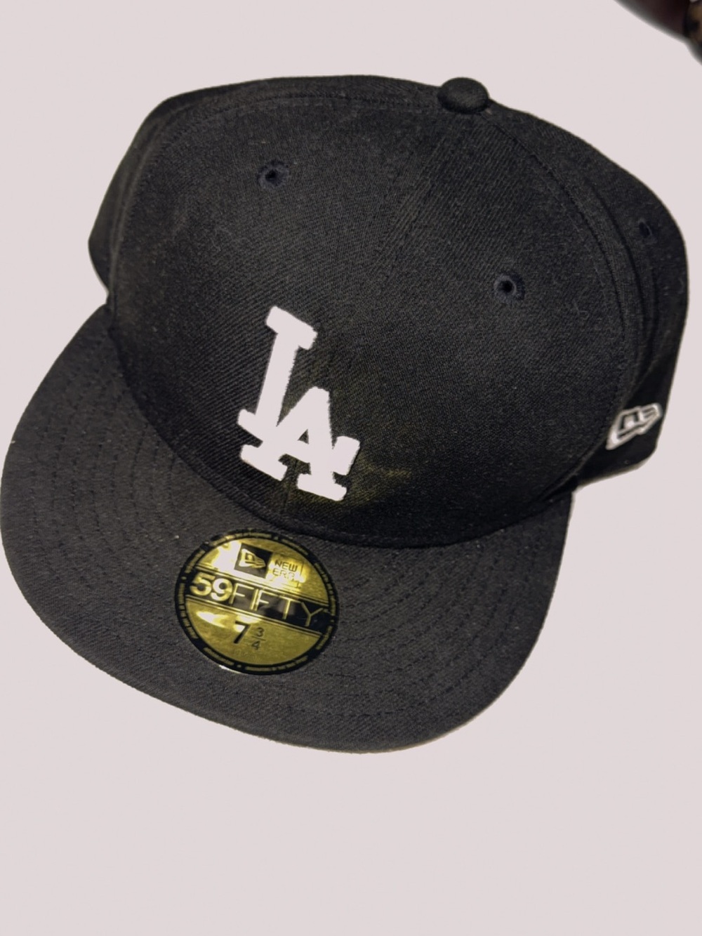 Los Angeles Dodgers Black 59FIFTY Fitted Hat